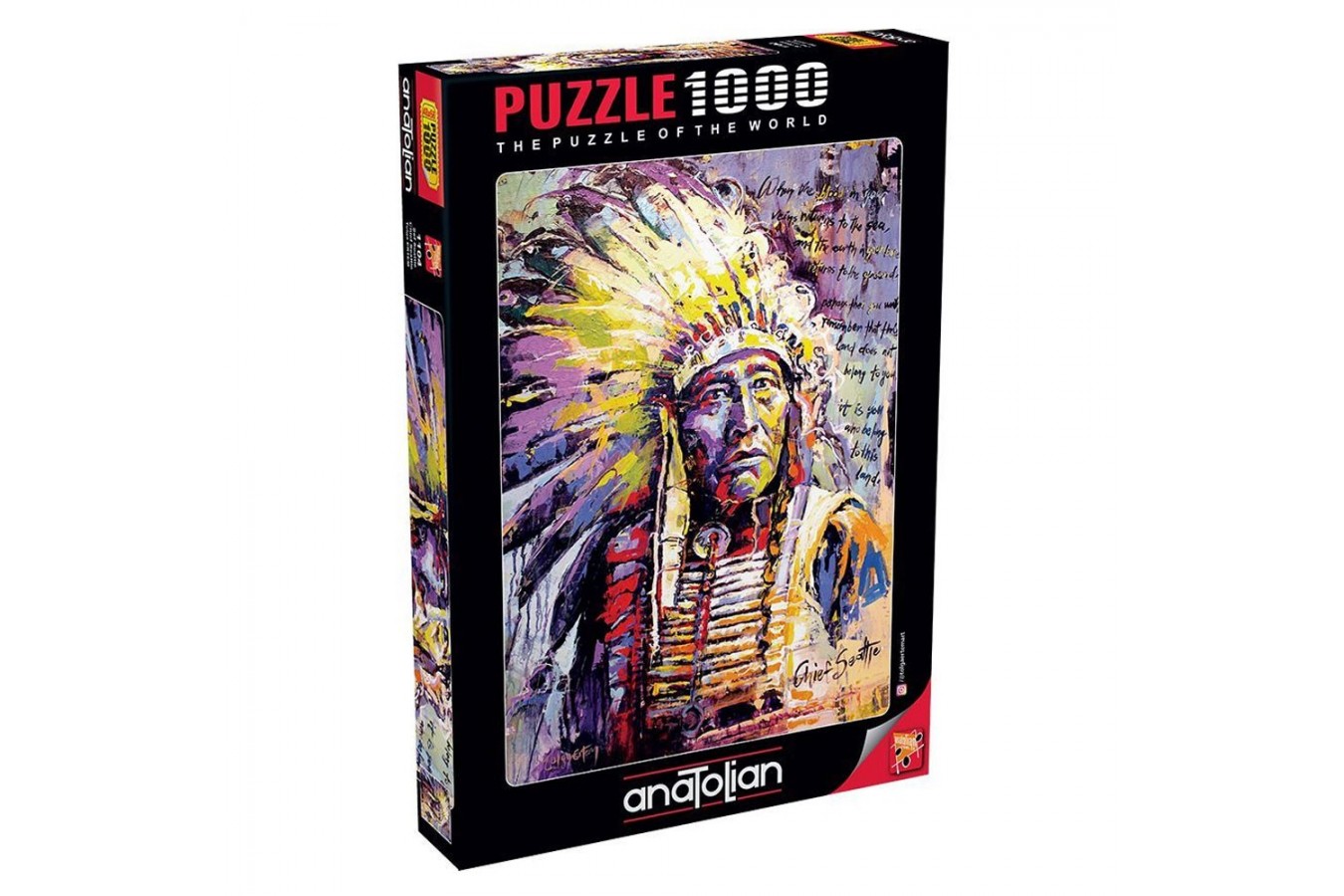 Puzzle Anatolian - Chief Seattle, 1000 piese (1104)
