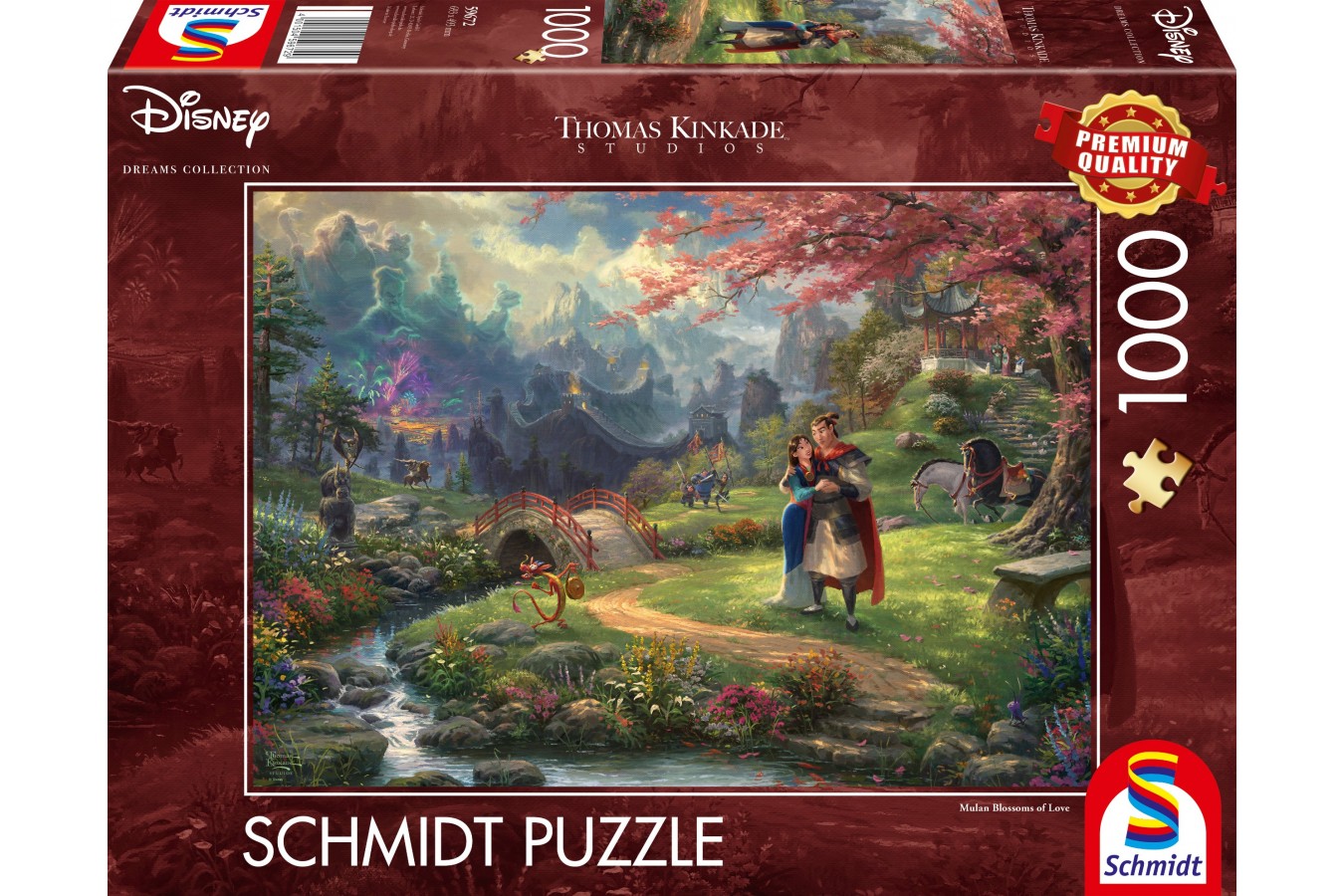 Puzzle Schmidt - Thomas Kinkade: Mulan, 1000 piese (59672)