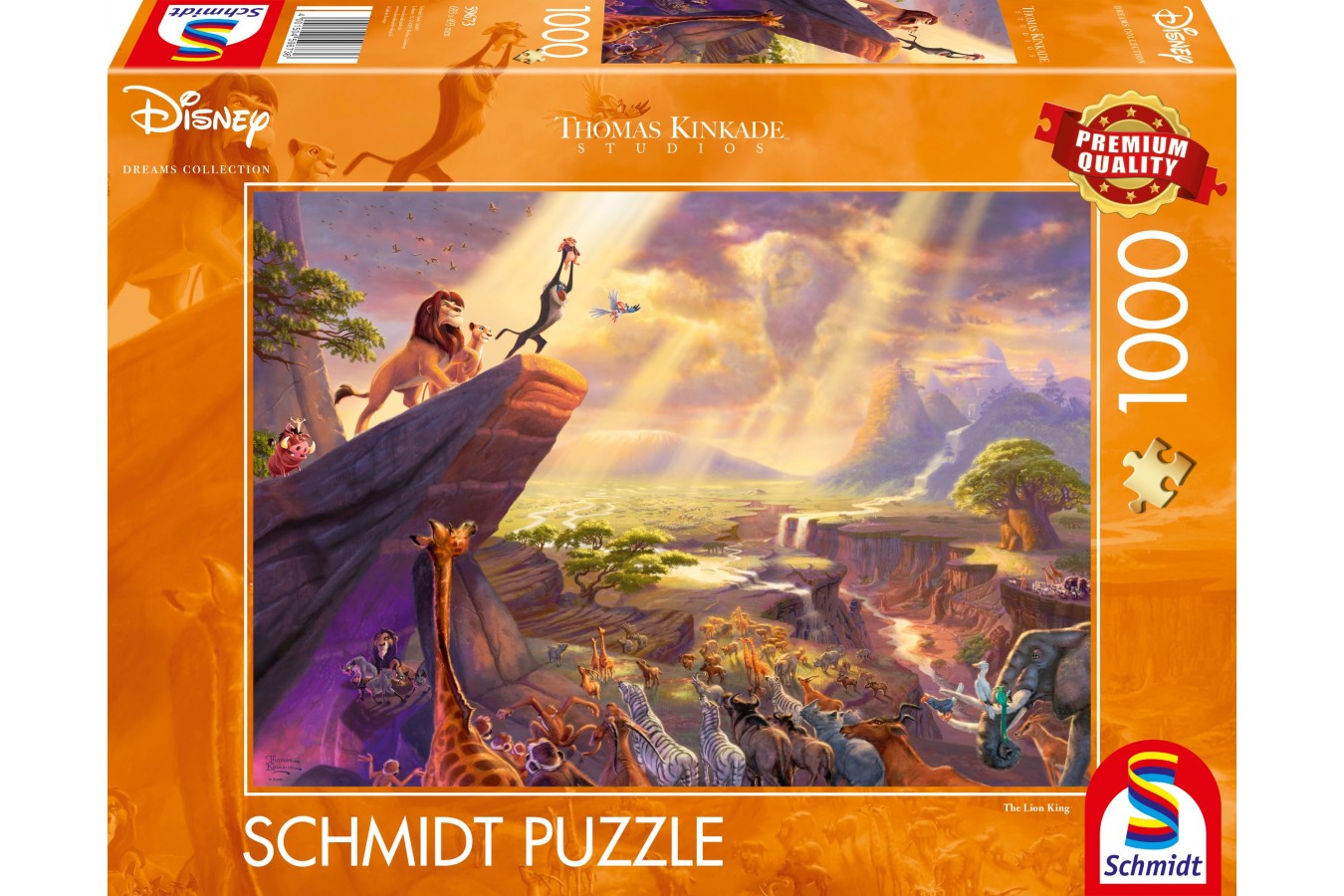 Puzzle Schmidt - Thomas Kinkade: Lion King, 1000 piese (59673)