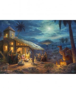 Puzzle Schmidt - Thomas Kinkade: Nativity, 1000 piese (59676)