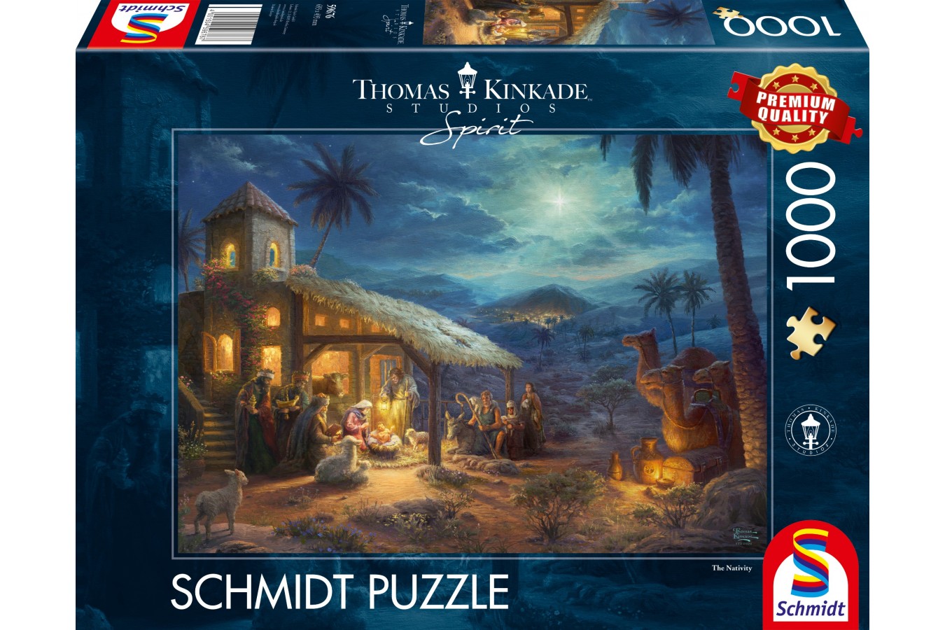 Puzzle Schmidt - Thomas Kinkade: Nativity, 1000 piese (59676)