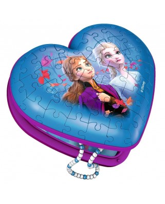 Puzzle 3D Ravensburger - 3D Inima Frozen II, 54 piese (12120)