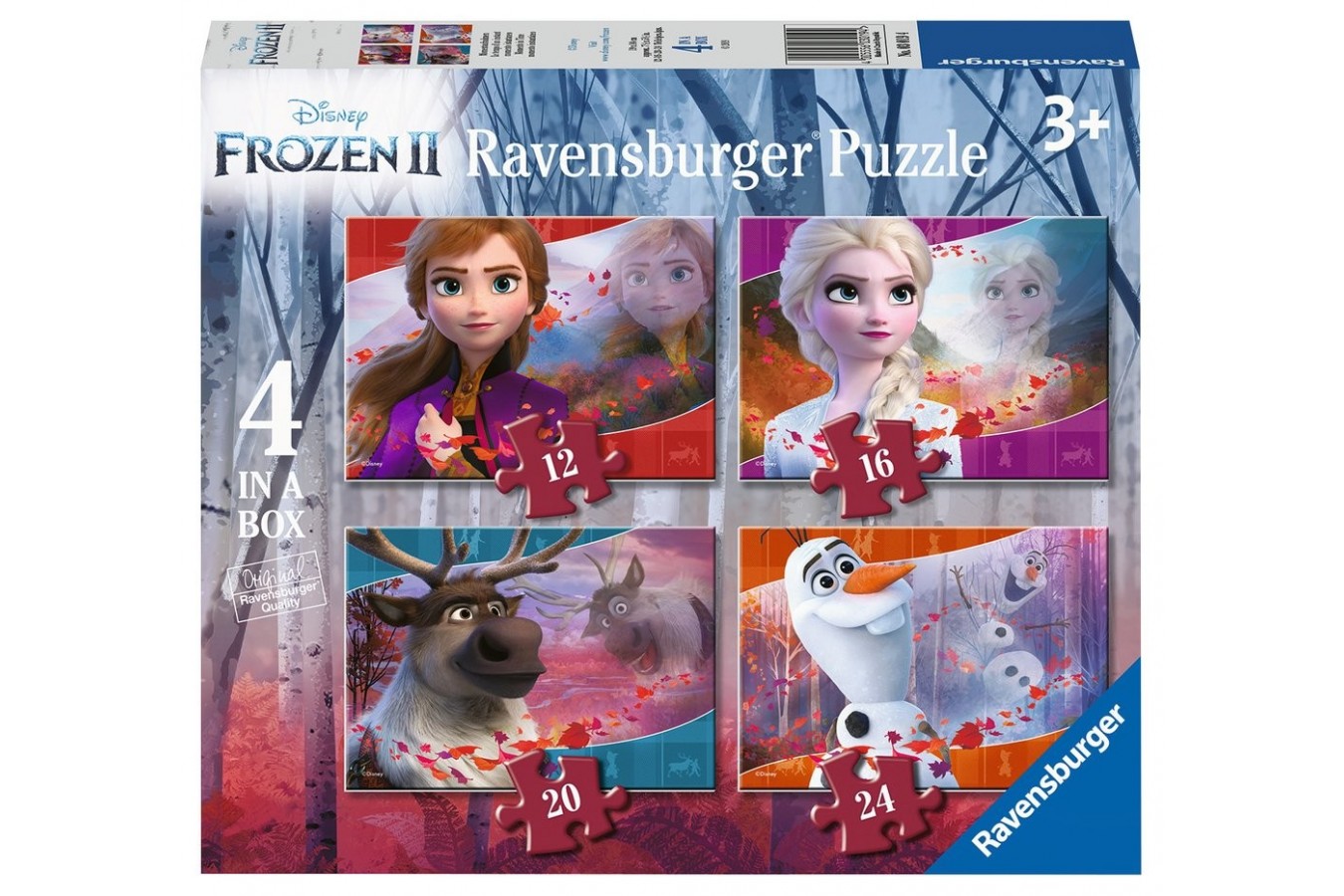 Puzzle Ravensburger - Frozen II, 12/16/20/24 piese (03019)