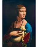 Puzzle 1000 piese - Leonardo Da Vinci: Lady with an Ermine, 1489 (Art-by-Bluebird-60012)