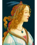 Puzzle 1000 piese - Sandro Botticelli: Idealized Portrait of a Lady, 1480 (Art-by-Bluebird-60023)