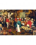 Puzzle 1000 piese - Pieter Bruegel: Peasant Wedding Feast (Art-by-Bluebird-60025)