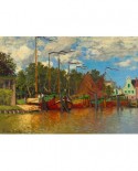 Puzzle 1000 piese - Claude Monet: Boats at Zaandam, 1871 (Art-by-Bluebird-60031)