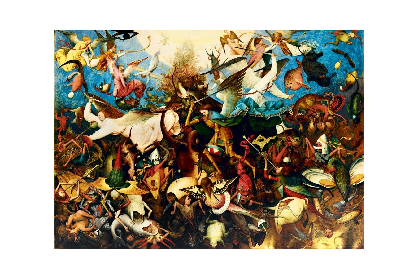 Puzzle 1000 piese - Pieter Bruegel: The Fall of the Rebel Angels, 1562 (Art-by-Bluebird-60032)