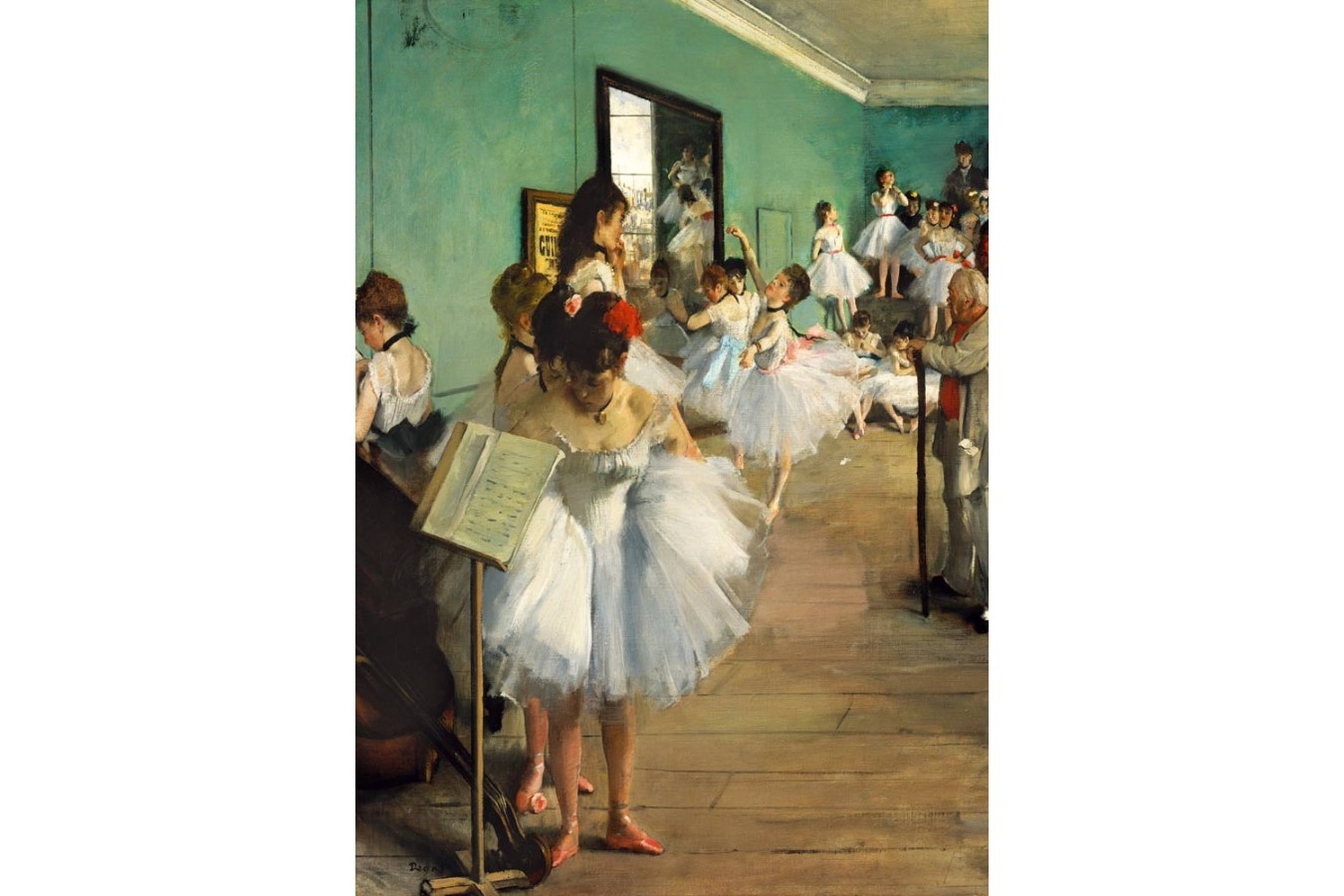 Puzzle 1000 piese - Edgar Degas: The Dance Class, 1874 (Art-by-Bluebird-60046)