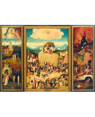 Puzzle 1000 piese - Jerome Bosch: The Haywain Triptych (Art-by-Bluebird-60060)