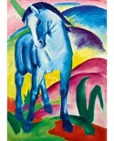 Puzzle 1000 piese - Marc Franz: Blue Horse I, 1911 (Art-by-Bluebird-60069)