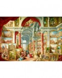 Puzzle 1000 piese - Paolo Panini: Picture Gallery with Views of Modern Rome, 1757 (Art-by-Bluebird-60075)