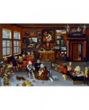 Puzzle 1000 piese - Hieronymus Francken: The Albert and Isabella Visiting a Collector's Cabinet, 1623 (Art-by-Bluebird-60077)