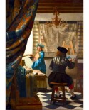 Puzzle 1000 piese - Johannes Vermeer: Johannes Vermeer - Art of Painting, 1668 (Art-by-Bluebird-60083)