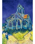 Puzzle 1000 piese - Vincent Van Gogh: The Church in Auvers-sur-Oise, 1890 (Art-by-Bluebird-60089)