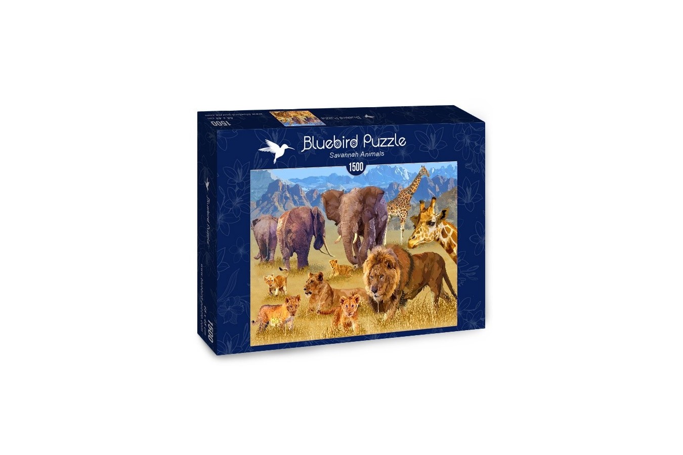 Puzzle Bluebird - Savannah Animals, 1500 piese (70419)