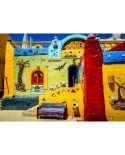Puzzle Bluebird - Colorful African Village, 1500 piese (70435)