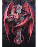 Puzzle Bluebird - Anne Stokes: Gothic Guardian, 2000 piese (70439)