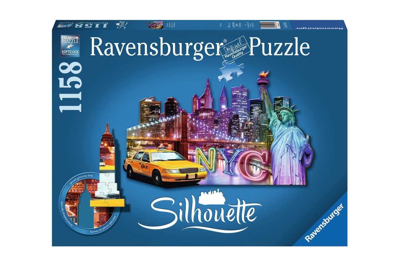 Puzzle Ravensburger - Contur Orizont New York, 1.158 piese (16153)
