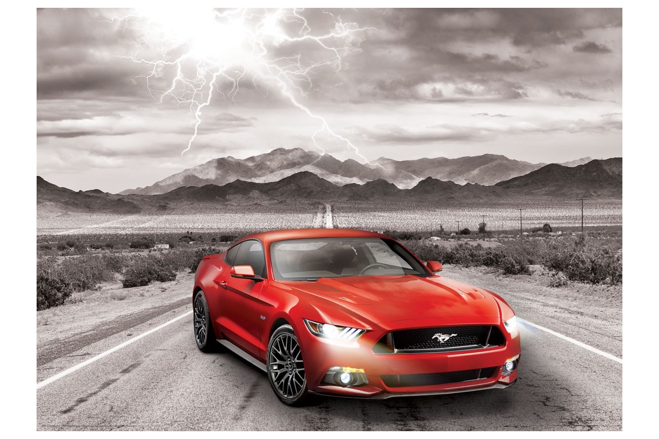 Puzzle Eurographics - 2015 Ford Mustang GT Fifty Years of Power, 1000 piese (6000-0702)