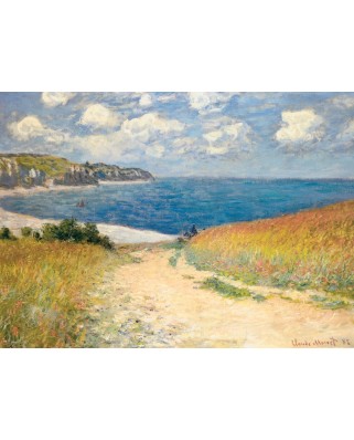 Puzzle Eurographics - Claude Monet: Strandweg zwischen Weizenfeldern, 1000 piese (6000-1499)