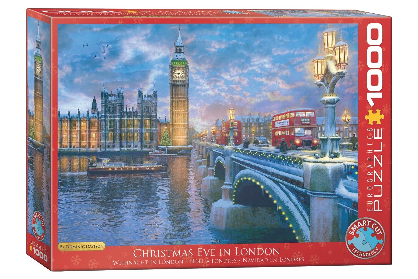 Puzzle Eurographics - Dominic Davison: Christmas Eve in London, 1000 piese (6000-0916)