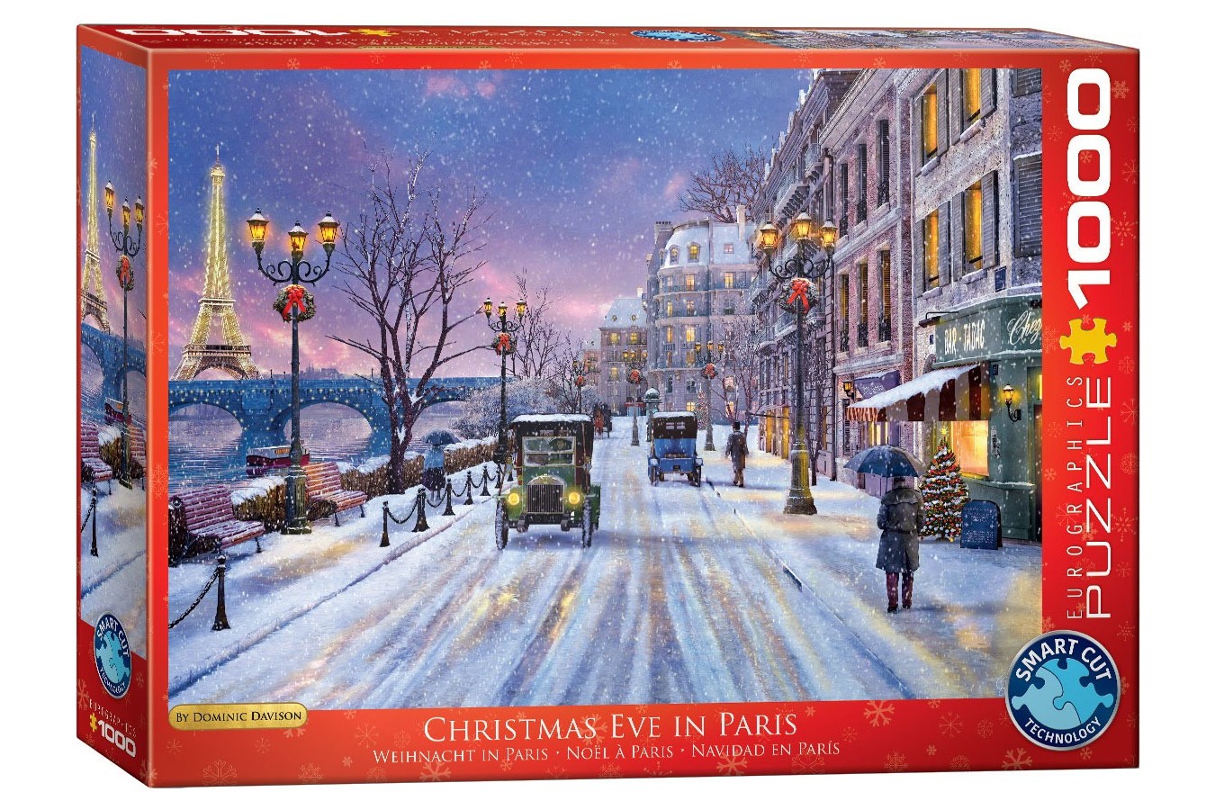 Puzzle Eurographics - Dominic Davison: Christmas Eve in Paris, 1000 piese (6000-0785)