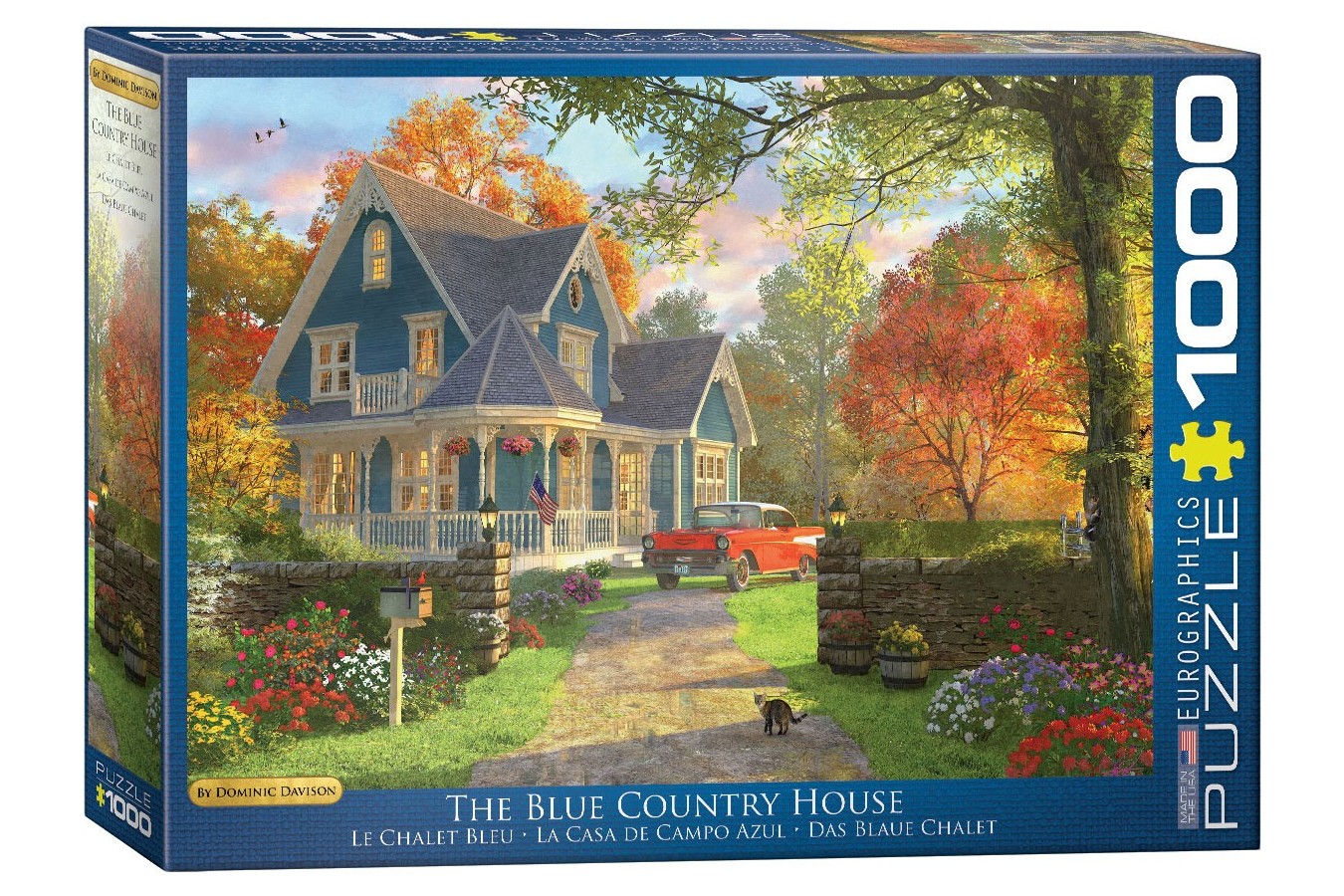 Puzzle Eurographics - Dominic Davison: The Blue Country House, 1000 piese (6000-0978)