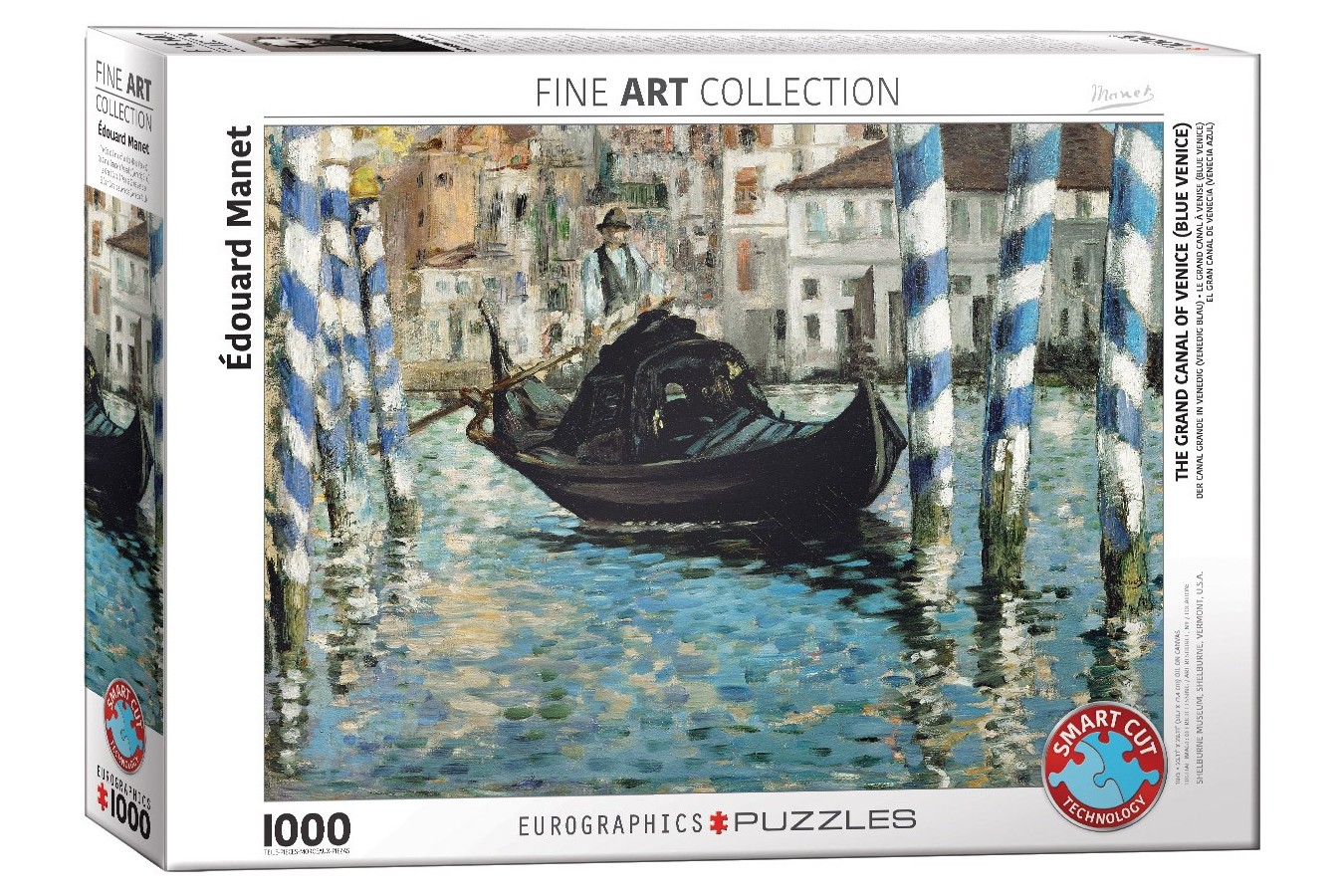 Puzzle Eurographics - Edouard Manet: Le Grand Canal, Venice, 1000 piese (6000-0828)