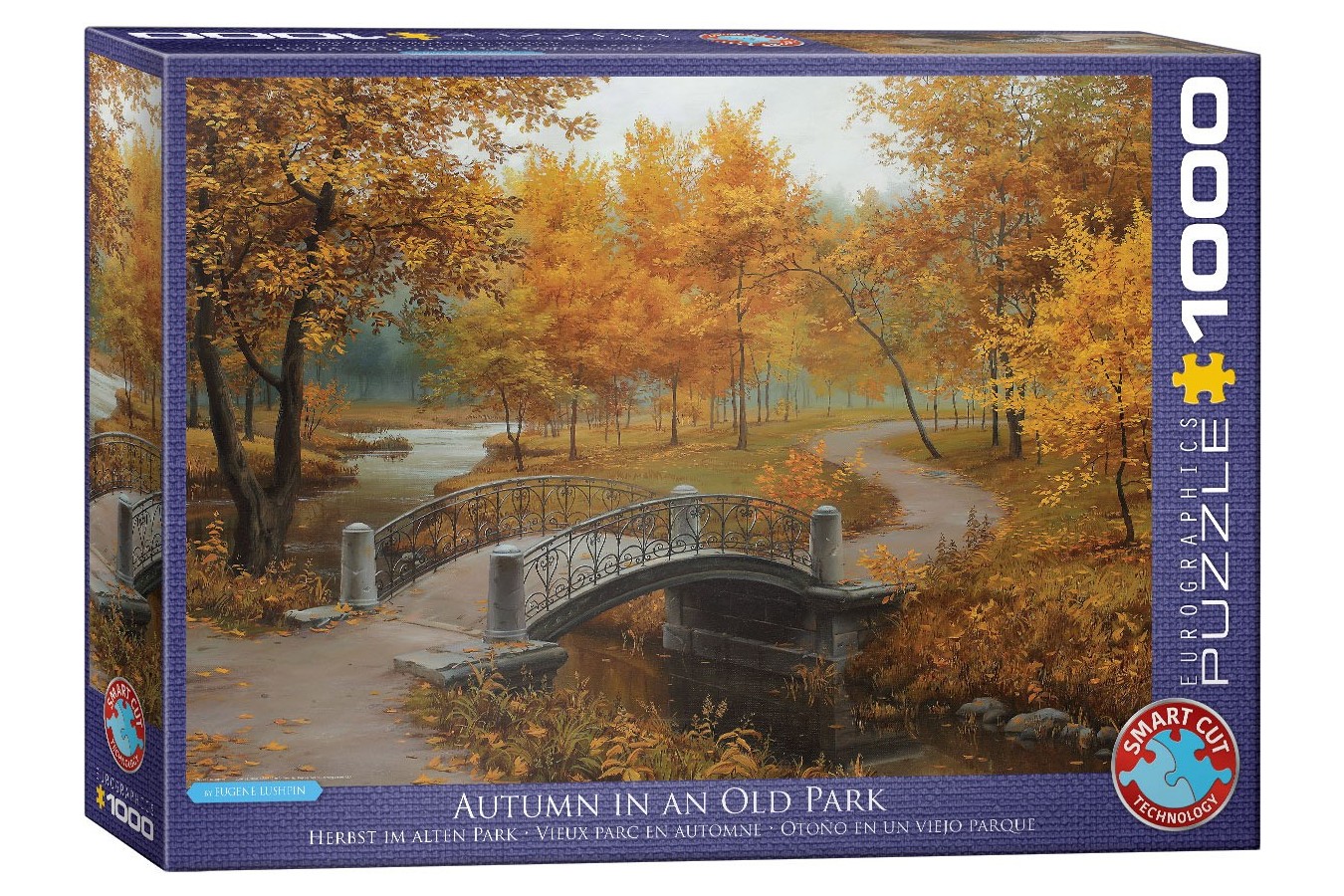 Puzzle Eurographics - Eugeny Lushpin: Autumn in an Old Park, 1000 piese (6000-0979)