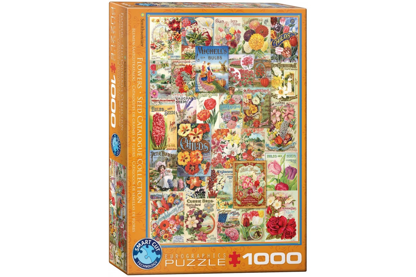 Puzzle Eurographics - Flowers Seed Catalogue, 1000 piese (6000-0806)