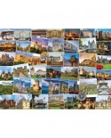 Puzzle Eurographics - Globetrotter - Castles and Palaces, 1000 piese (6000-0762)
