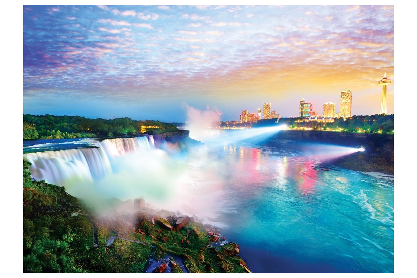Puzzle Eurographics - Globetrotter - Niagara Falls, 1000 piese (6000-0770)