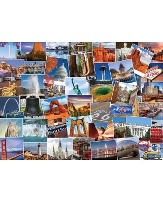 Puzzle Eurographics - Globetrotter USA, 1000 piese (6000-0750)