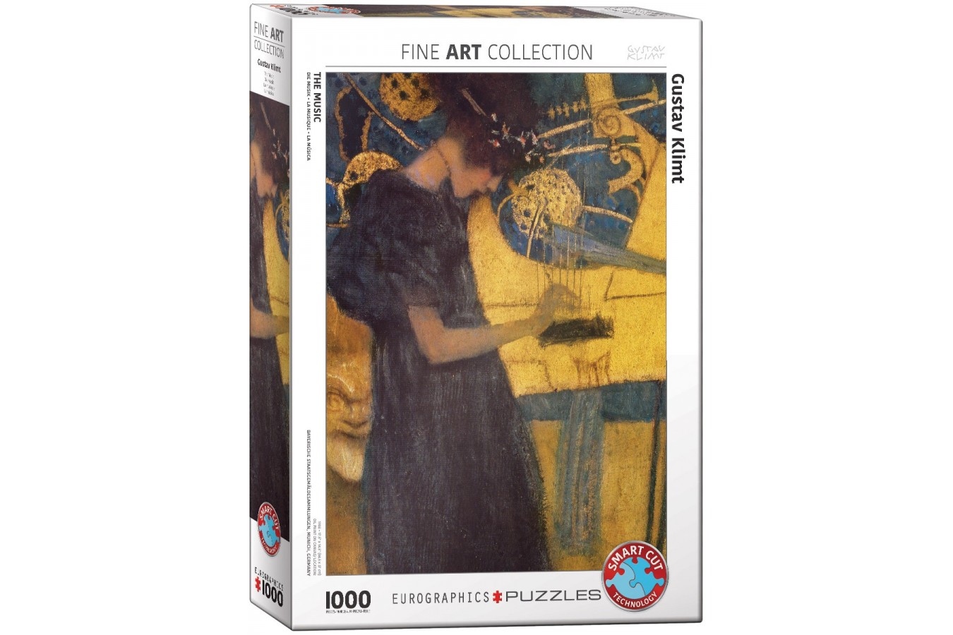 Puzzle Eurographics - Gustav Klimt: Die Musik, 1000 piese (6000-1991)