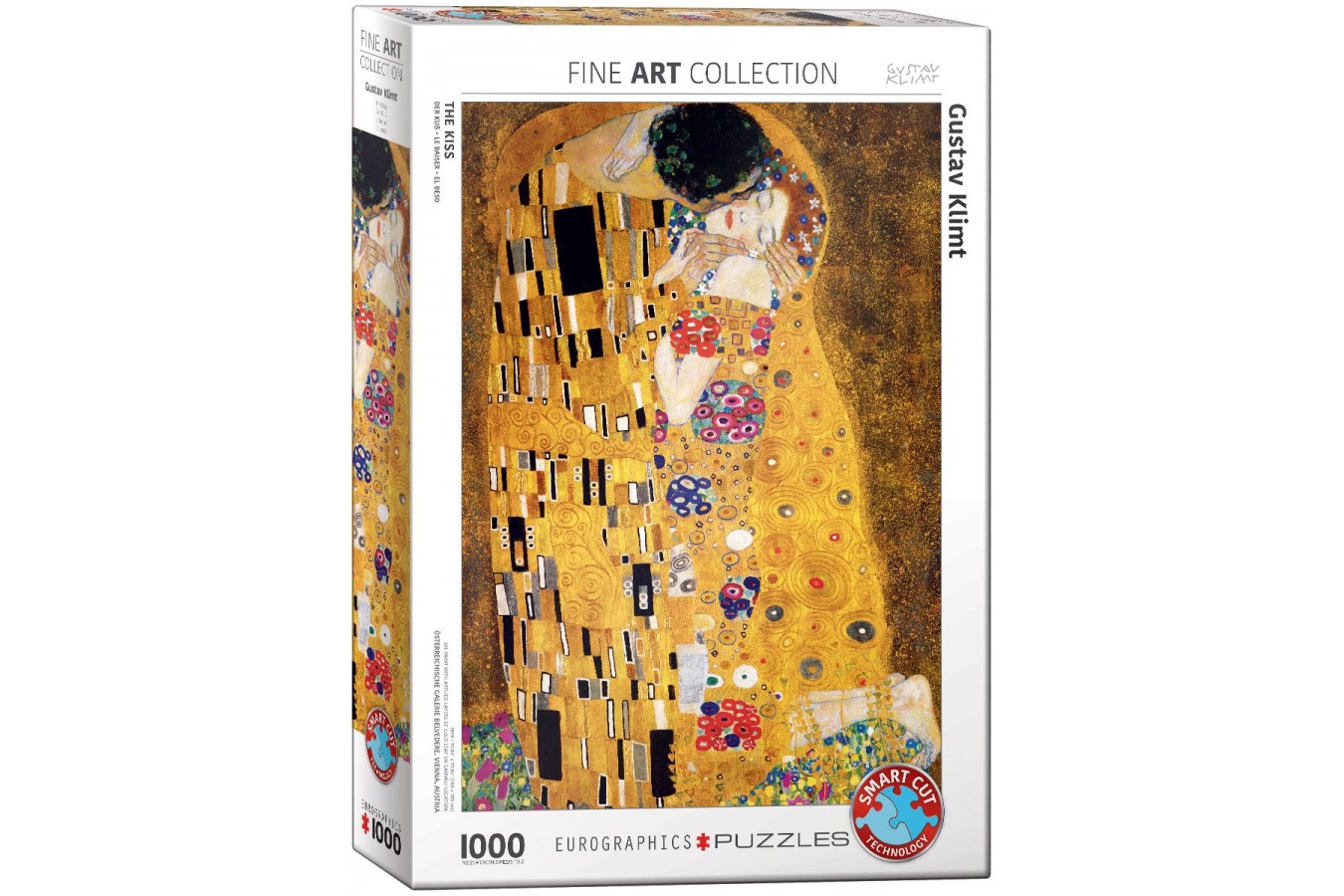 Puzzle Eurographics - Gustav Klimt: The Kiss, 1000 piese (6000-4365)