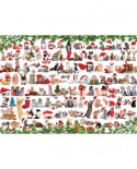 Puzzle Eurographics - Holiday Cats, 1000 piese (6000-0940)