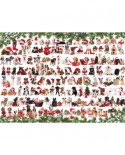 Puzzle Eurographics - Holiday Dogs, 1000 piese (6000-0939)