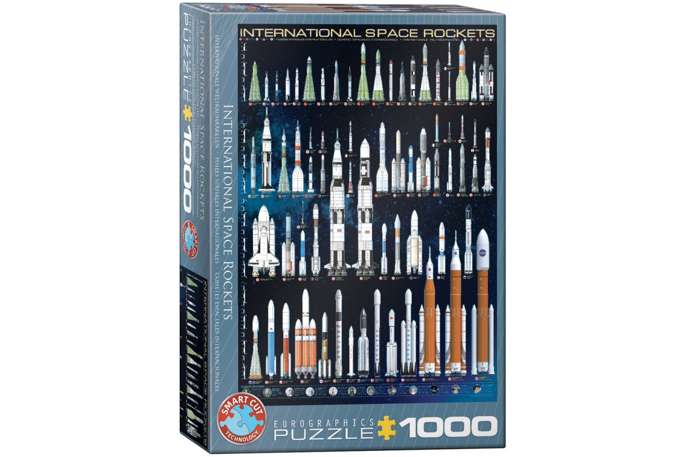 Puzzle Eurographics - International Space Rockets, 1000 piese (6000-1015)