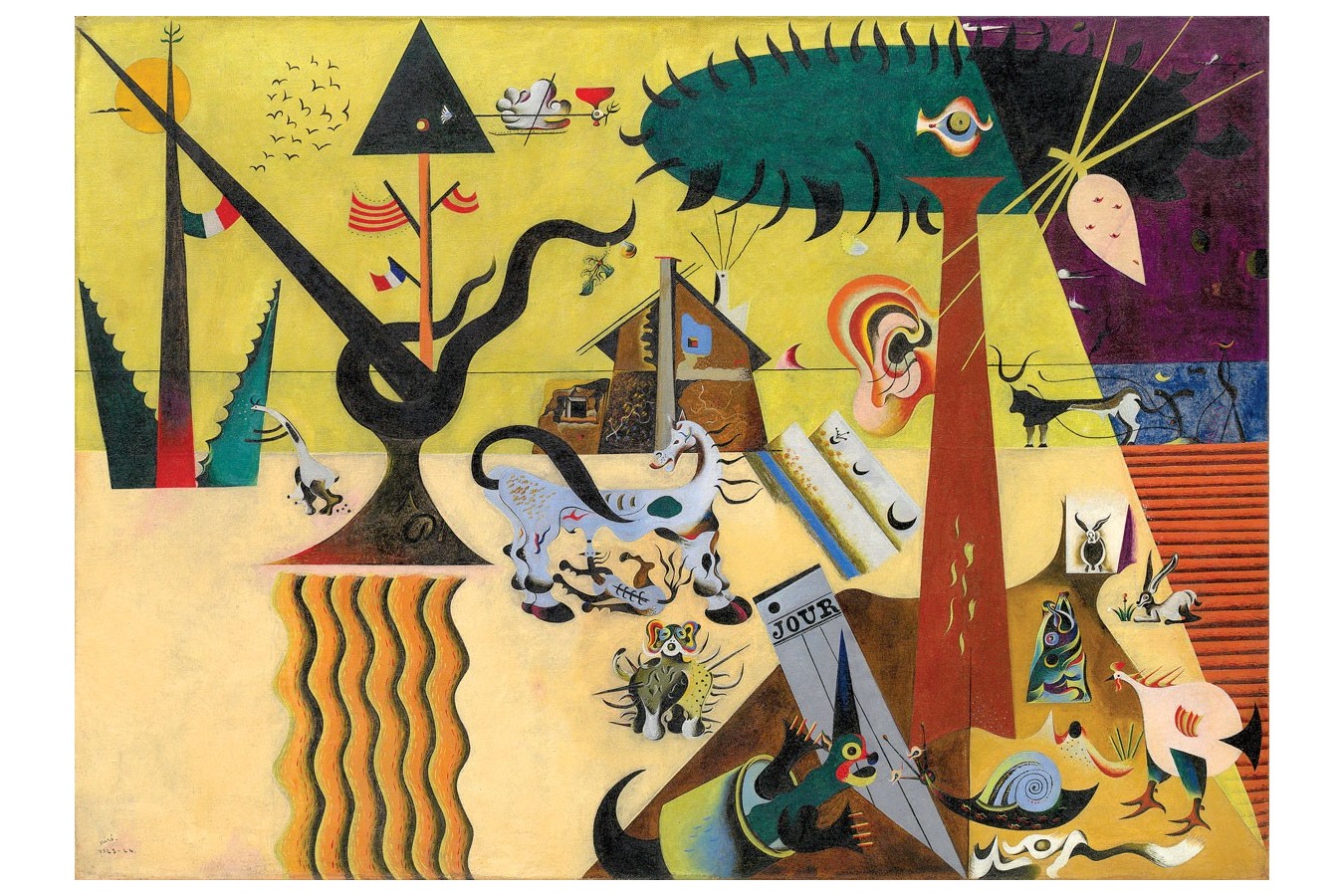 Puzzle Eurographics - Joan Miro: The Tilled Field, 1000 piese (6000-0858)
