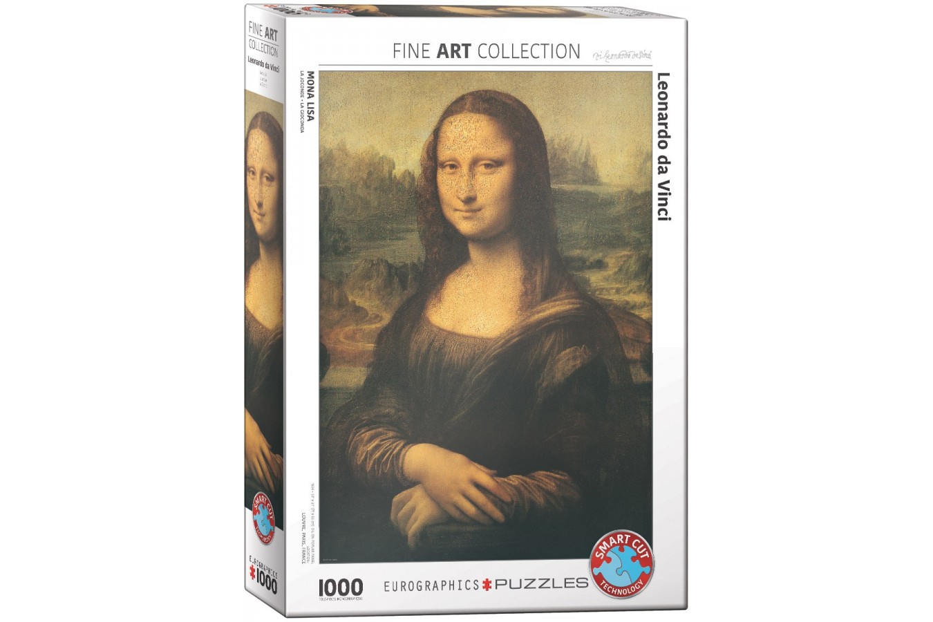 Puzzle Eurographics - Leonardo Da Vinci: Mona Lisa, 1000 piese (6000-1203)