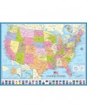 Puzzle Eurographics - Map of the US, 1000 piese (6000-0788)