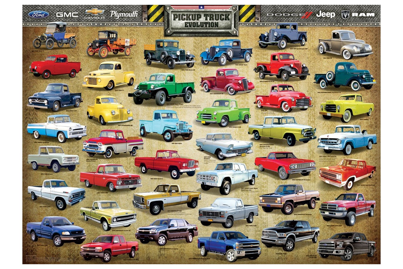 Puzzle Eurographics - Pick Up Evolution, 1000 piese (6000-0681)