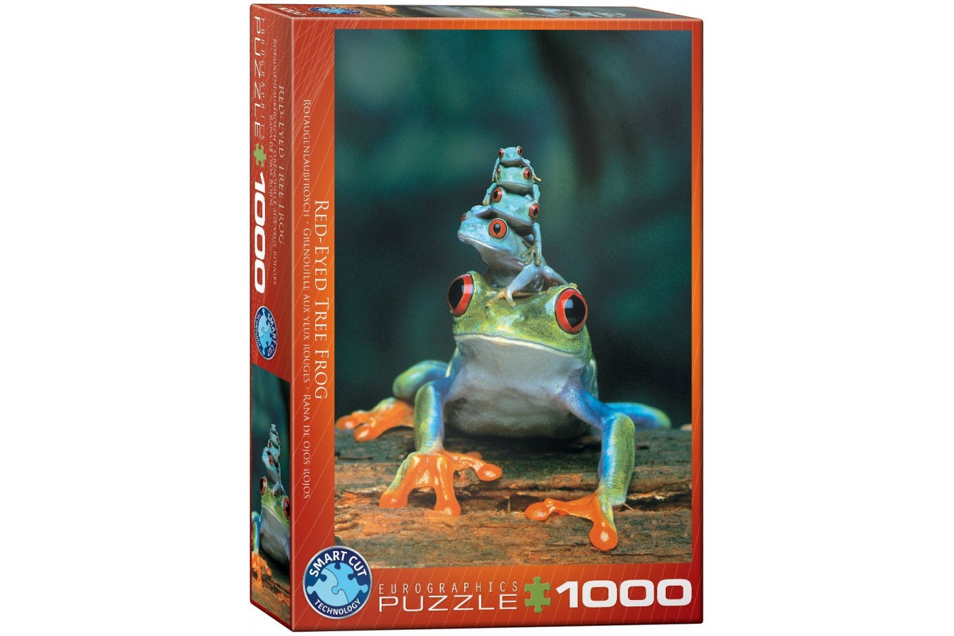 Puzzle Eurographics - Red-Eyed Tree Frog, 1000 piese (6000-3004)