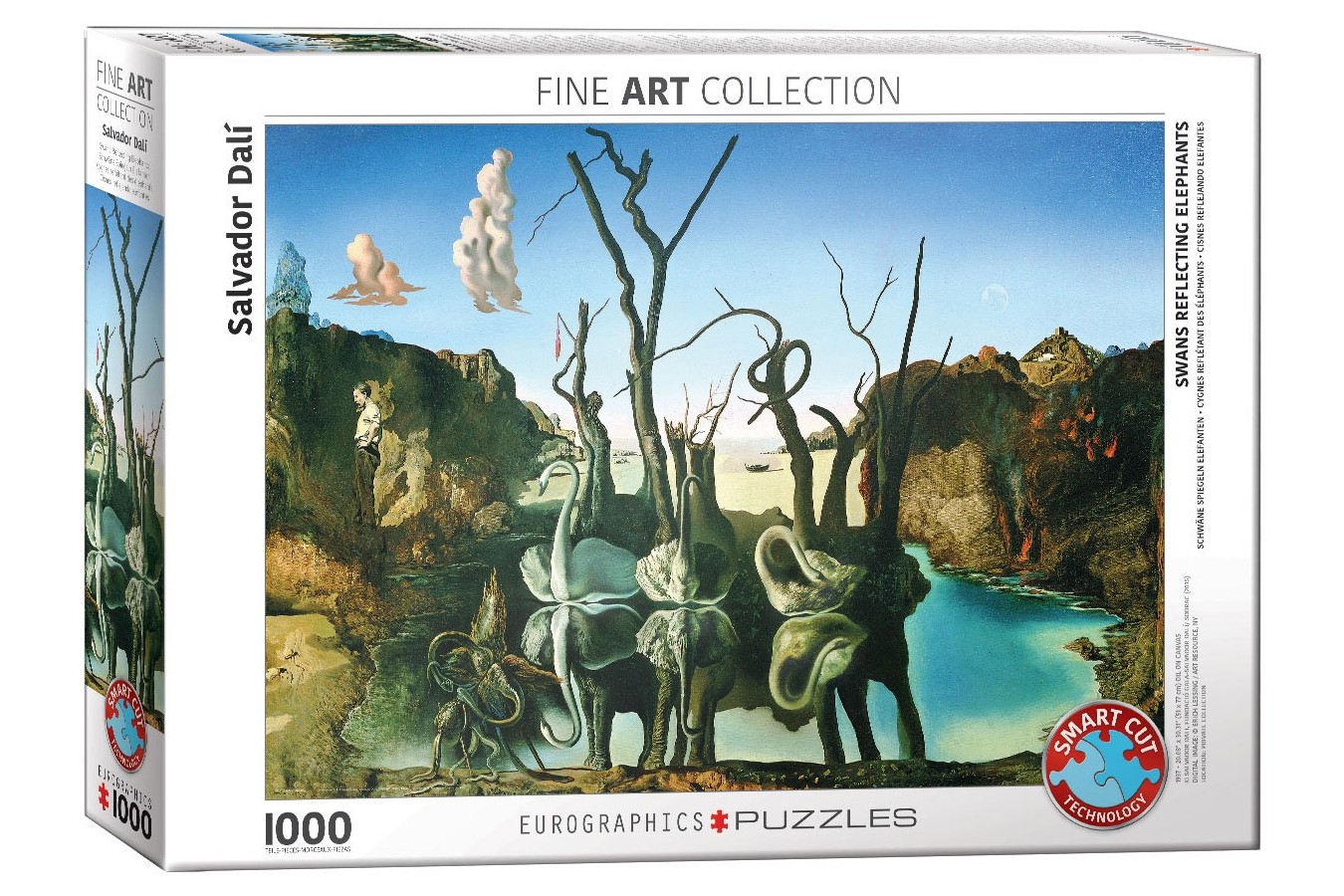 Puzzle Eurographics - Salvador Dali: Swans Reflecting Elephants, 1000 piese (6000-0846)