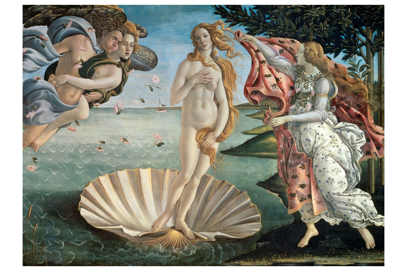Puzzle Eurographics - Sandro Botticelli: Die Geburt der Venus, 1000 piese (6000-5001)