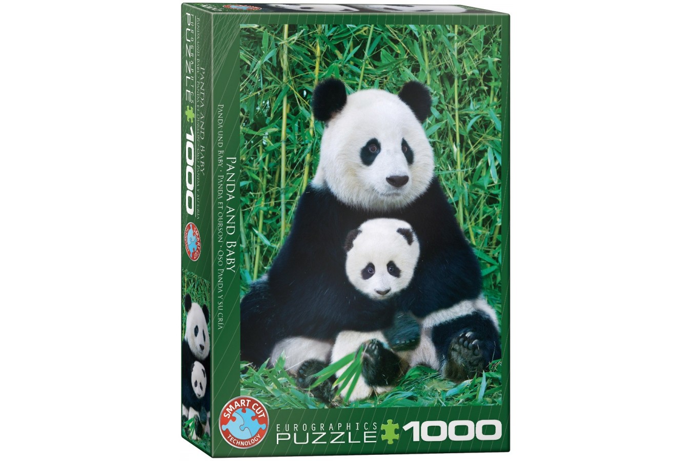 Puzzle Eurographics - The Panda family, 1000 piese (6000-0173)