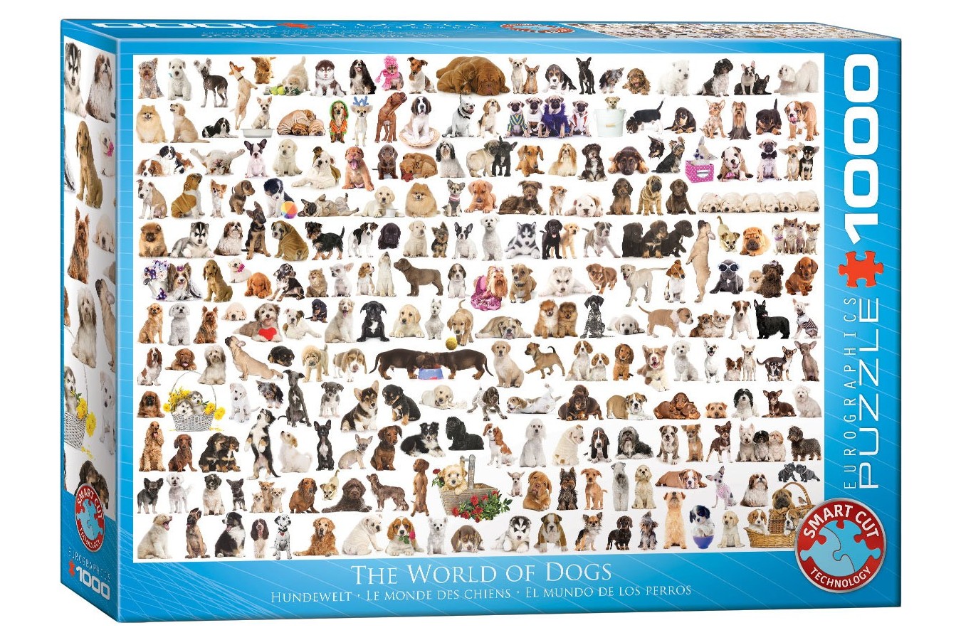 Puzzle Eurographics - The World of Dogs, 1000 piese (6000-0581)