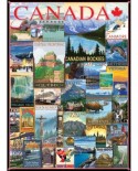 Puzzle Eurographics - Travel Canada Vintage Posters, 1000 piese (6000-0778)
