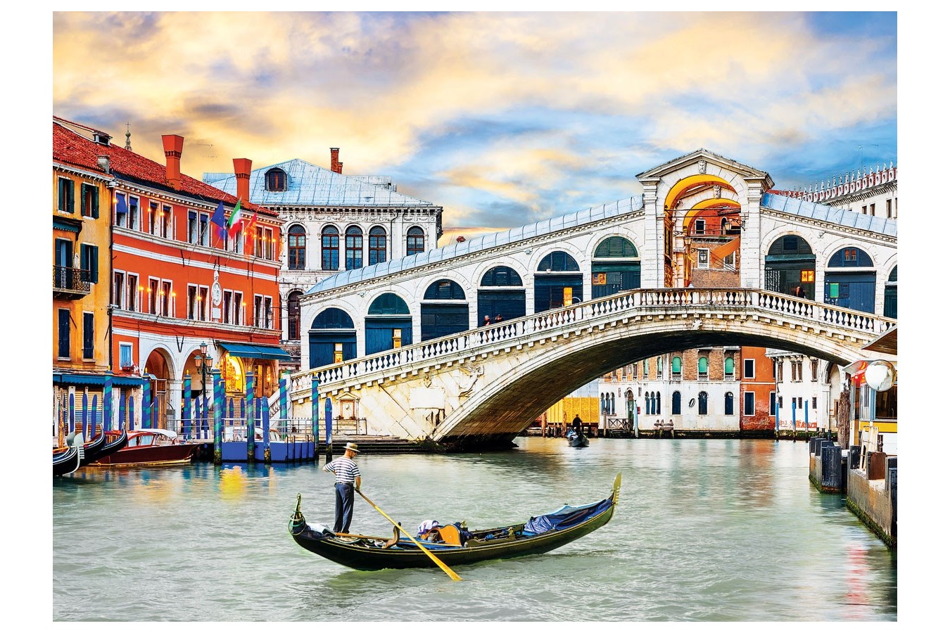 Puzzle Eurographics - Venice - Rialto Bridge, 1000 piese (6000-0766)